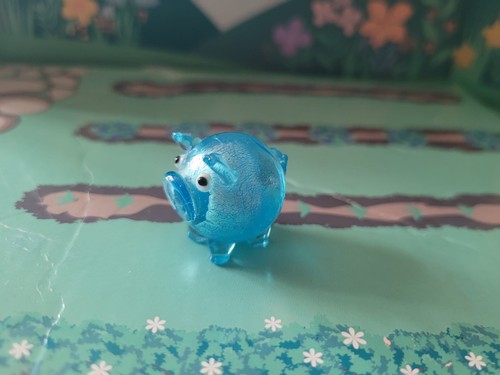 Mini hand blown glass - mini, pig