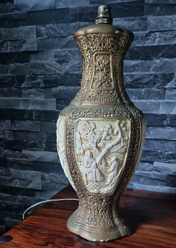 Vintage table lamp - vintage, chinese