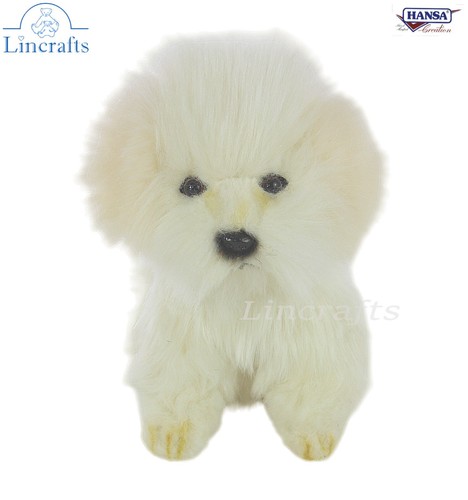 Mini maltese dog plush soft - mini,