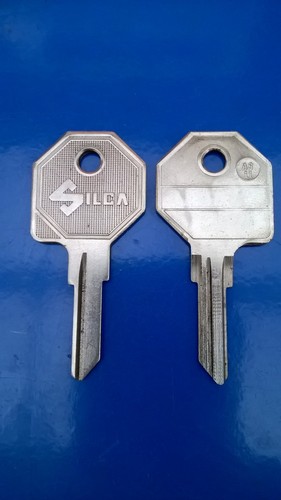 Classic car blank door - door, key