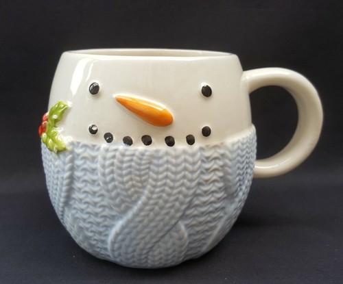 Christmas snowman mug - christmas,