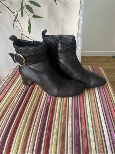 Black leather ladies - leather, boots