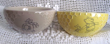 2 x Disney Winnie The Pooh Honeycomb Texture Dip Bowl Nibbles Tigger Small VGC