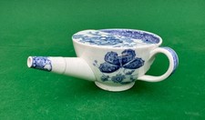 Antique Staffordshire Pottery Blue & White Invalid Feeder Cup