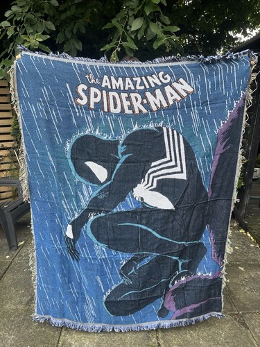 Spider man woven throw - spider-man,