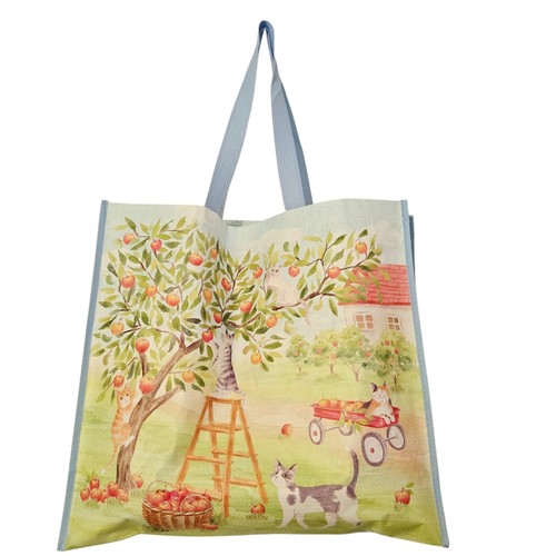 Apple picking cat cats - cats, orchard