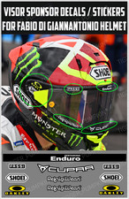 Visor Decals Stickers for