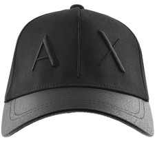 Ax Armani Exchange Unisex Black Baseball Cap