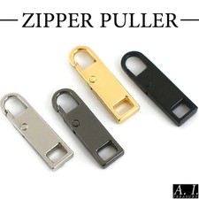 Zipper Puller Repair Metal Slider Pull Replacement Fix Bag Coat Instant Clip On