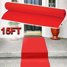 15FT Hollywood VIP Red Carpet Party Floor Runner Prom Birthday Prop Decoration
