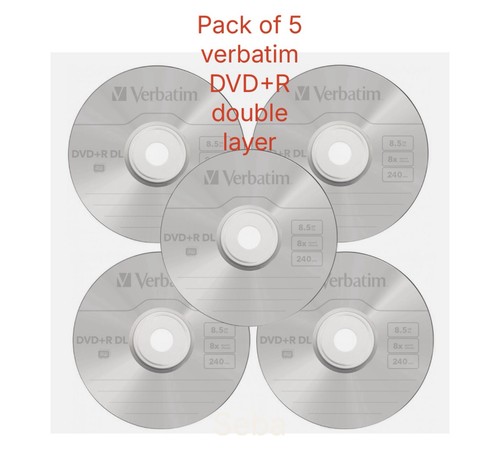 Verbatim dual layer dvd r - x,