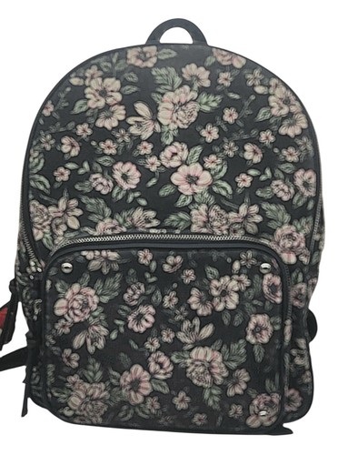 Floral canvas backpack - floral,