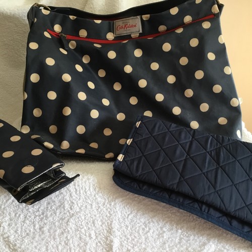 Cath kidson navy spotted - cath,