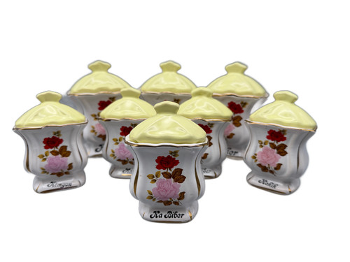 Vintage ceramic spice - vintage, jars