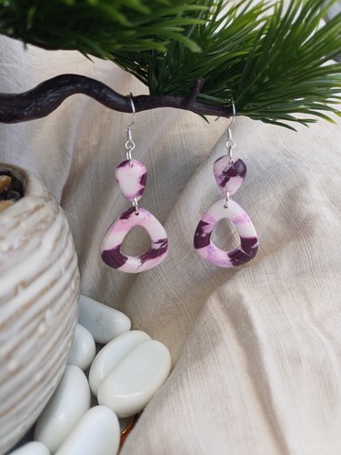 Maroon and pink marble - maroon, effect