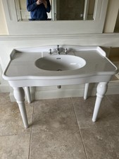 Fired Earth Console Basin Sink