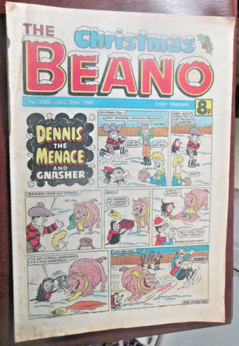 Beano comic vintage 1980 issue - beano,