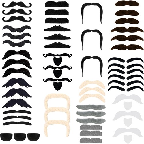 Fake moustache pcs - fake,