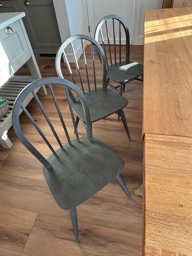Ercol vintage dining chairs - dining,