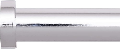 Chrome extendable curtain pole - chrome,