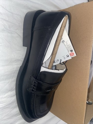 Zara girls black leather - girls,