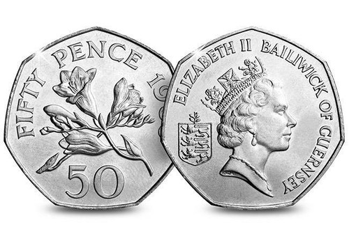 Bailiwick guernsey 50p - bailiwick, of