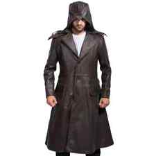 Jacob Frye Assassin's Creed Syndicate Brown Leather Long Costume Trench Coat