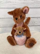 Disney Store Kanga And Roo Beanie Soft Plush 9”