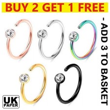 Cartilage Rook Hoop Helix Nose