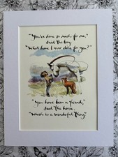 ALWAYS REMEMBER BOY MOLE FOX HORSE AND STORM MACKESY A FRIEND MOUNTED BOOK PAGE