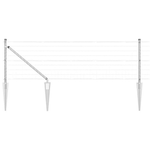 Euro fence with - euro, base