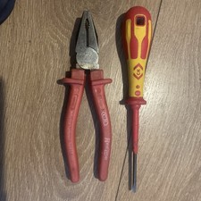 Vintage C.K RedLine Hard 16mm Induction Hardened Pliers. Made In w.Germany.