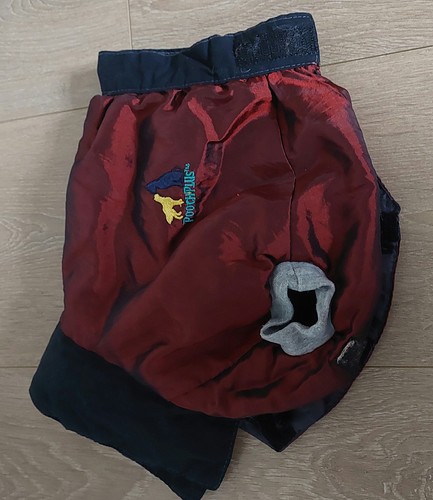 Dog coat small with hood - hood, in