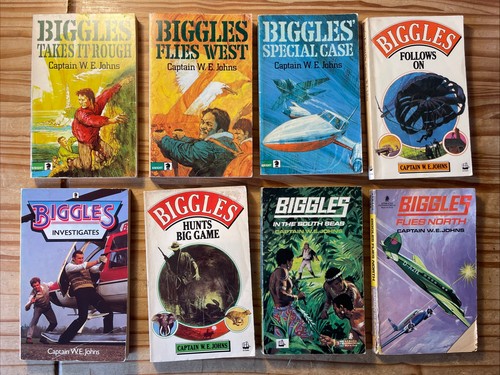 Biggles vintage paperbacks - vintage,