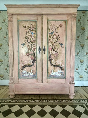 Antique painted french - painted,