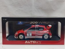 Autoart 1/18 2003 Peugeot 206 Wrc Rally Argentina Winner No1 Gronholm Model