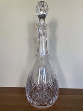  Stylish Vintage Cut Glass Tall Edinburgh Crystal Decanter