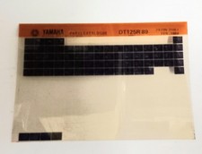 Yamaha DT 125 R 3BN1 89 Spare Parts List Microfiche (Feb 89)