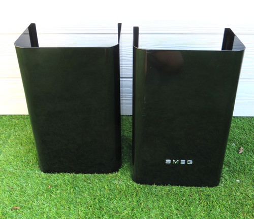 Smeg official black - smeg, chimney
