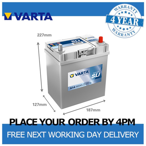 A14 car battery 12v varta - a14,