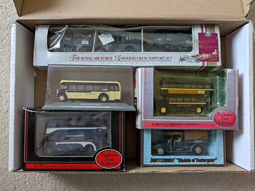 Model bus raf collection - 5×model, bus/raf