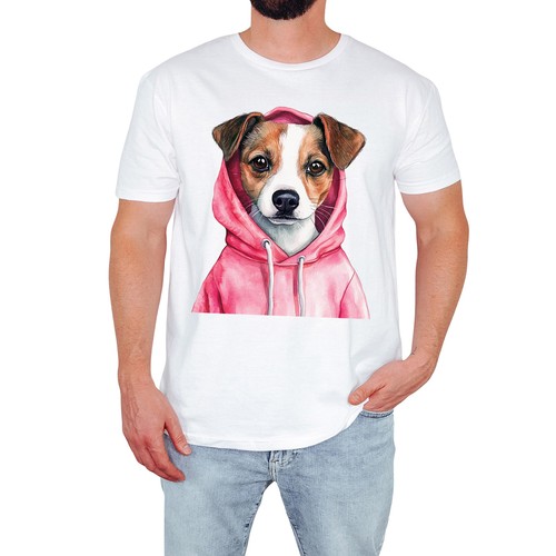Cute dog mens shirt adorable - dog,
