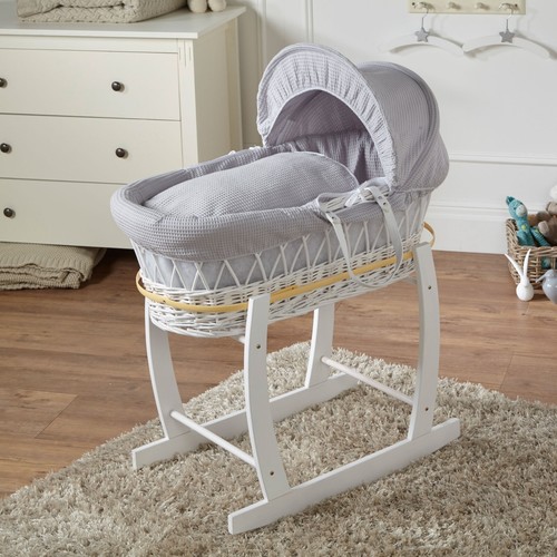 Baby moses basket with stand - with,