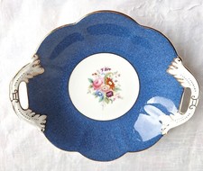 COALPORT BLUE GOLD FLORAL