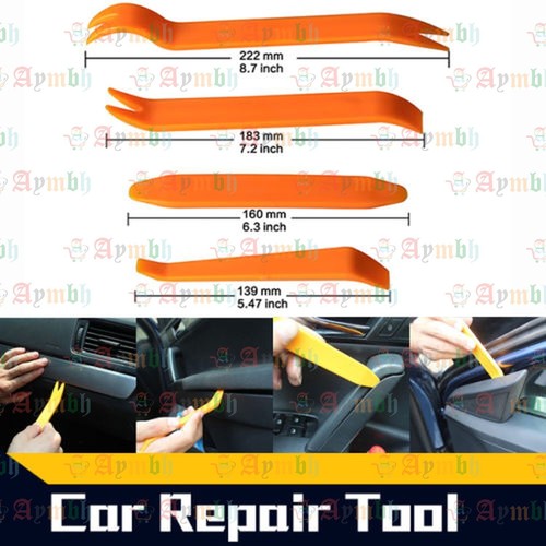 Car trim removal tool kit - 4x,