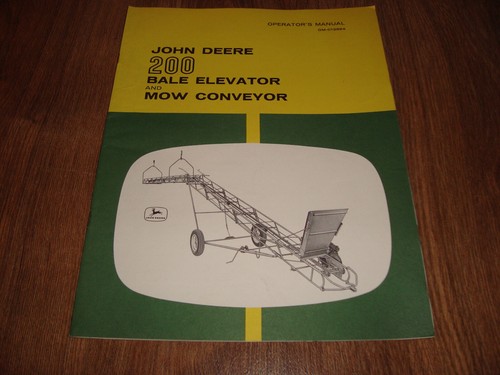 John deere operators manual - john,