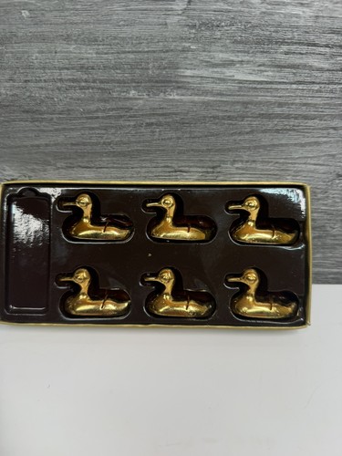 Vintage bronze plated ducks - vintage,
