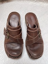 Clarks Brown Vintage Platform