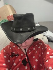 Genuine Leather Cowboy Hat
