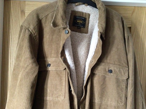 Next mens cord shacket jacket - cord,
